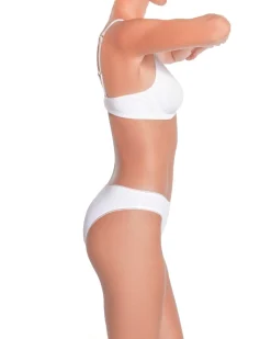 Huit: Biotiful Organic Cotton Underwire Bra - White