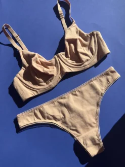 Huit: Biotiful Organic Cotton Tanga Thong - Blush