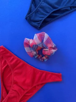 Izabel: Printed Tulle Scrunchie