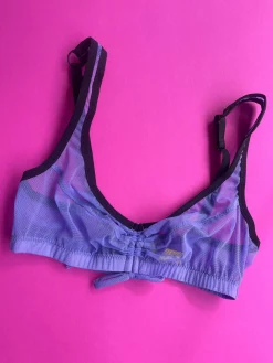 Kayleigh Peddie: Amelie Cinch Front Bralette - Lilac