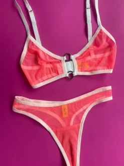 Kayleigh Peddie: Faye Mesh Thong - Guava