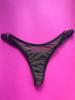 Kayleigh Peddie: Wren Thong - Charcoal