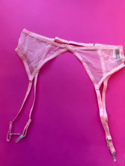 KissKill: Kayla Garter Belt - Pink