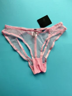 KissKill: Kayla Heart Ouvert Knicker - Pink