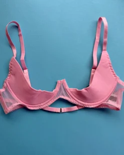 KissKill: Kayla Quarter Cup Bra - Pink