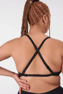 La Fille d'O: Changes Mono Wire Bikini Top - Black