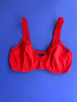 La Fille d'O: Georges Balconnet Bikini Top - Red