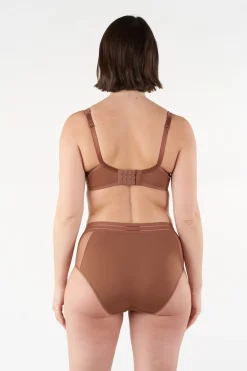 Maison Lejaby: Nufit High-Waisted Brief - Cocoa