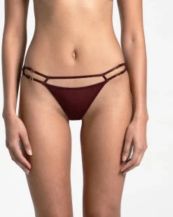 Marika Vera: Moore Bikini Brief - Burgundy