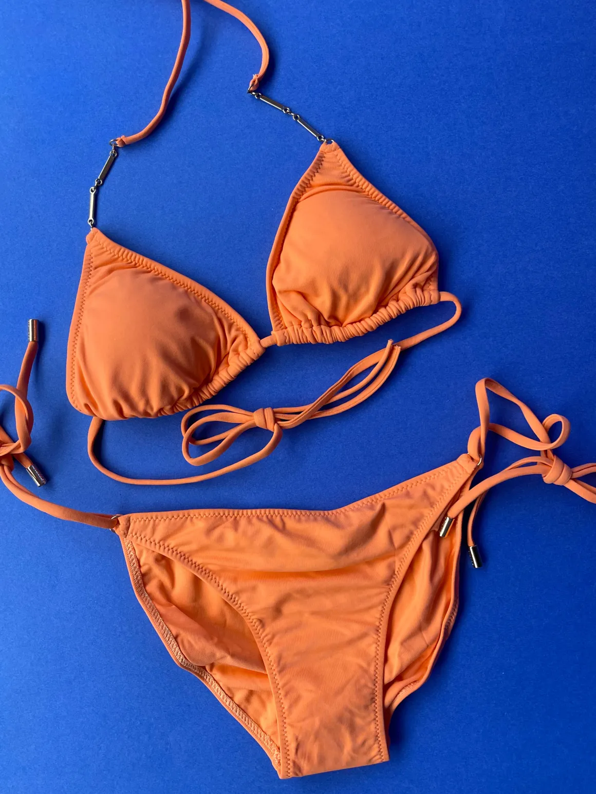 Melissa Odabash: Mykonos Chain Triangle Bikini Top - XS, M