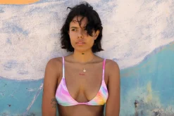 Minimale Animale: Mirage Triangle Bikini Top - Caribbean Dream