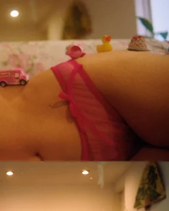 Miss Crofton: I'm Yours Mesh Brief - Pink