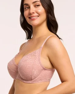 Montelle: Muse Full Cup Lace Bra - E-H Cups Only