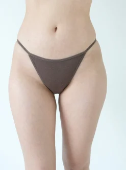Non Private: String Bikini Brief - Brown