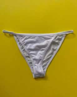 Non Private: String Bikini Brief - White