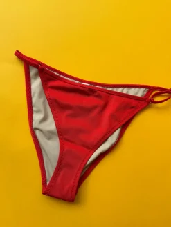 Nu Swim: EXCLUSIVE Cleo String Bikini Bottom - Lobster
