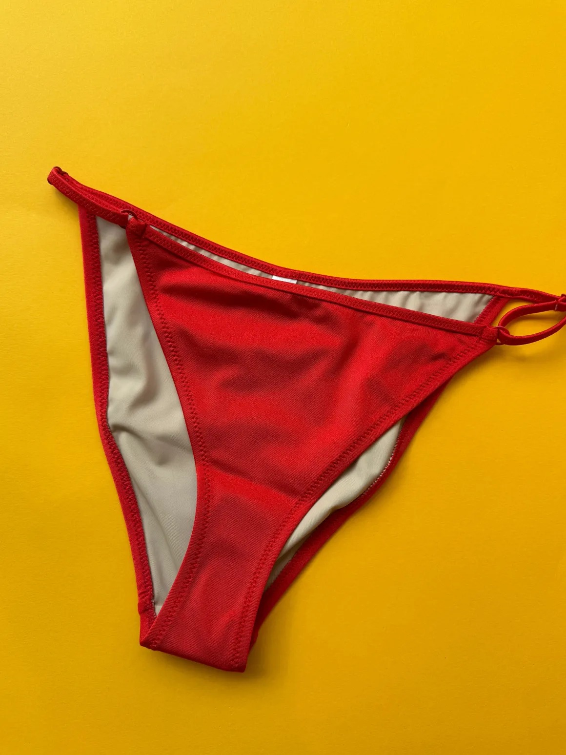 Nu Swim: EXCLUSIVE Cleo String Bikini Bottom - Lobster