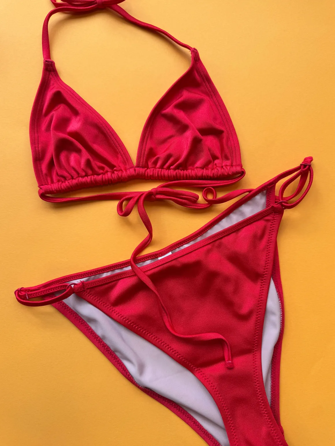 Nu Swim: EXCLUSIVE Cleo String Bikini Bottom - Lobster