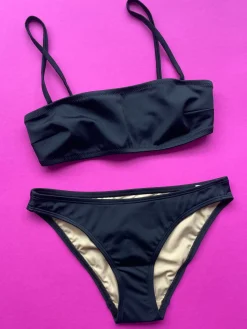 Nu Swim: Lucky Bikini Top - Black