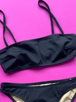 Nu Swim: Lucky Bikini Top - Black