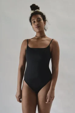 Nu Swim: Noodle Thin Strap One Piece - XXL