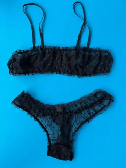 Only Hearts: Lola Pearl Thong - Black