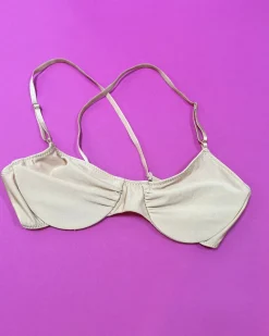 Only Hearts: Second Skins Racerback Bra - Beige