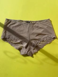 Only Hearts: Tulle with Lace Brief - Mystic Grey