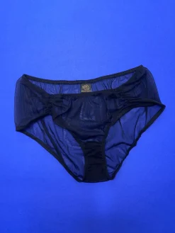 Only Hearts: Whisper Ruched Hipster Panty - Black