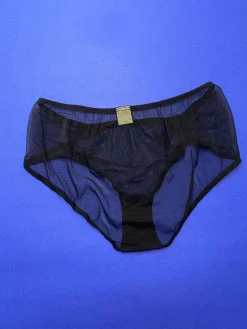 Only Hearts: Whisper Ruched Hipster Panty - Black