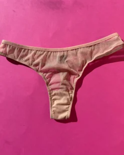 Only Hearts: Whisper Thong - Rosewater