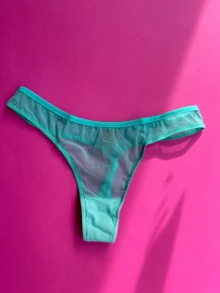 Only Hearts: Whisper Thong - Aqua