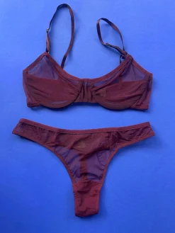 Only Hearts: Whisper Underwire Bra - Blackberry