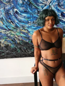 Only Hearts: Whisper Underwire Bra - Black