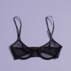Only Hearts: Whisper Underwire Bra - Black