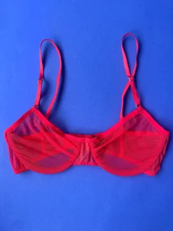 Only Hearts: Whisper Underwire Bra - Tango Red