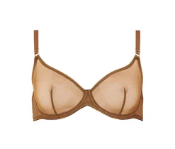 Ownbrown: Underwire Mesh Bra - Amani