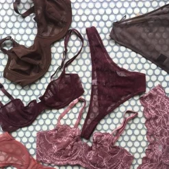 Ownbrown: Underwire Mesh Bra - Yemoya