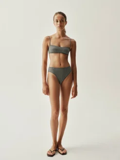 Pale Swimwear: Cosima Mid-Rise Bikini Bottom - S, Last One!