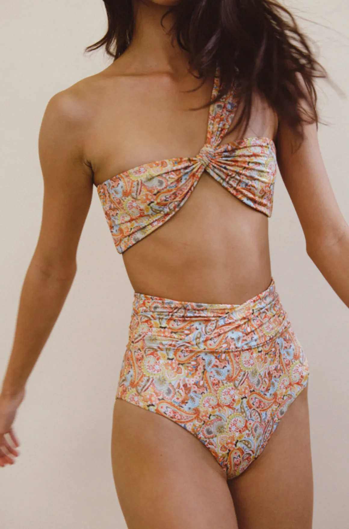 Palm: Kelly High-Waisted Bikini Bottom - S, M