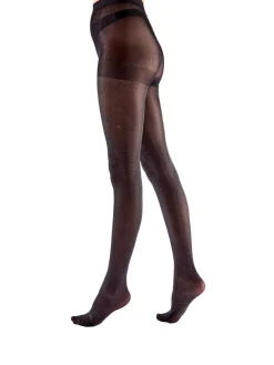 Pretty Polly: Soft Shimmer Opaque Tights - Black