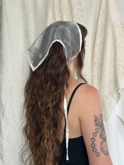 Room Shop: Frankie Sheer Headscarf - Ivory