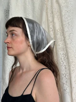 Room Shop: Frankie Sheer Headscarf - Ivory