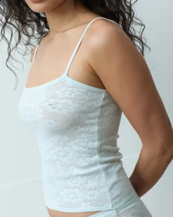 Sensual Tension: Ann 3D Knit Tank Top - Paradise