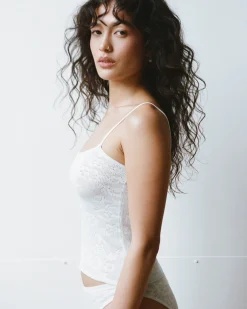 Sensual Tension: Ann 3D Knit Tank Top - Paradise