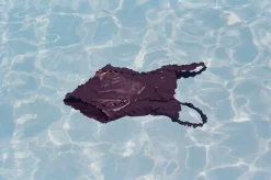 Sherris: Ruffle Corset One Piece - Brown