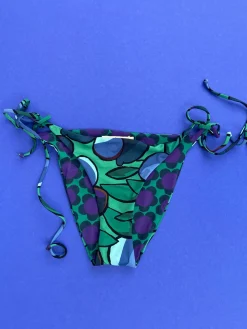 Siyu: Limona Reversible Tie Side Bikini Bottom - Purple Multi