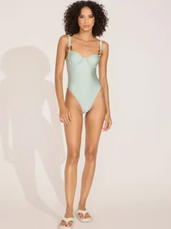 Solid & Striped: Adrienne One Piece - L