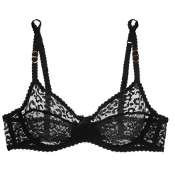Stella McCartney: Ruby Roaring Leopard Lace Underwire Bra - 32E