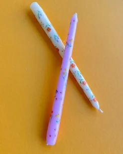 Talking Tables: Floral Taper Candle